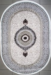 1.5*2.3 C1650 Kahve Kahve oval Palmira - фото 14380
