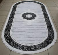 1.5*2.3 C1392 Gri Gri oval Palmira - фото 14576